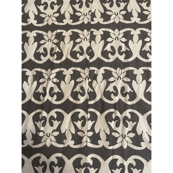 Loft Grey And White Short Sleeve A-line Knee Length T-shirt Dress Size Small - Picture 10 of 14